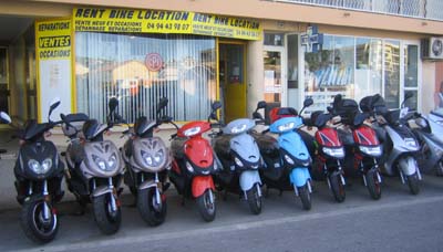 Location scooter sainte maxime